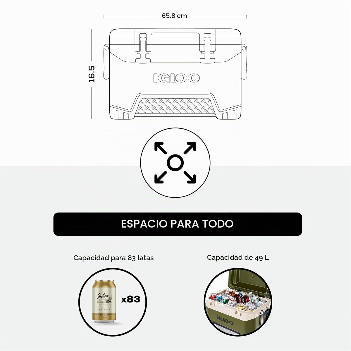 Igloo BMX Enfriadores Duros (25-72QT)