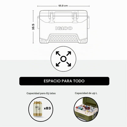 Igloo BMX Enfriadores Duros (25-72QT)