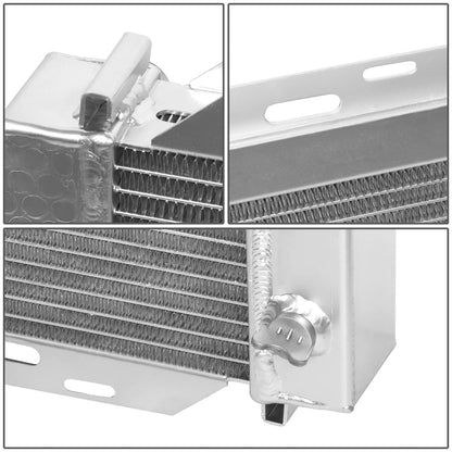 DNA Motoring RA-FM79-3 Radiador de Aluminio de 3 Filas para Mustang 79-93, Metálico