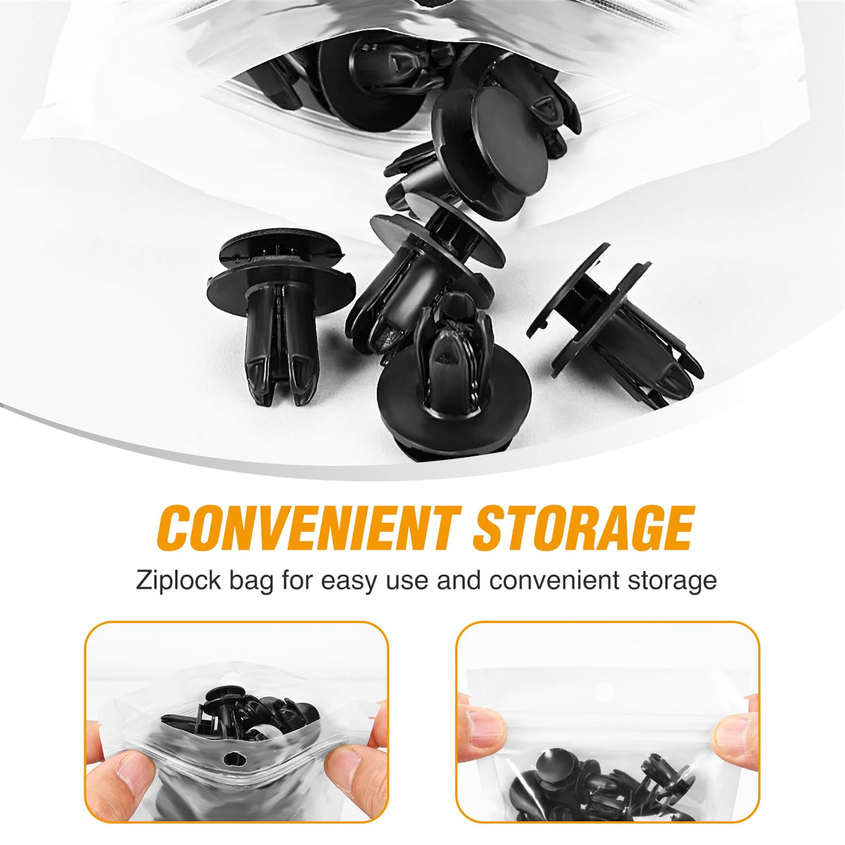 GOOACC GRC-330 40 Clips de Retención para Guardabarros 86595-2T500 para Hyundai/Kia
