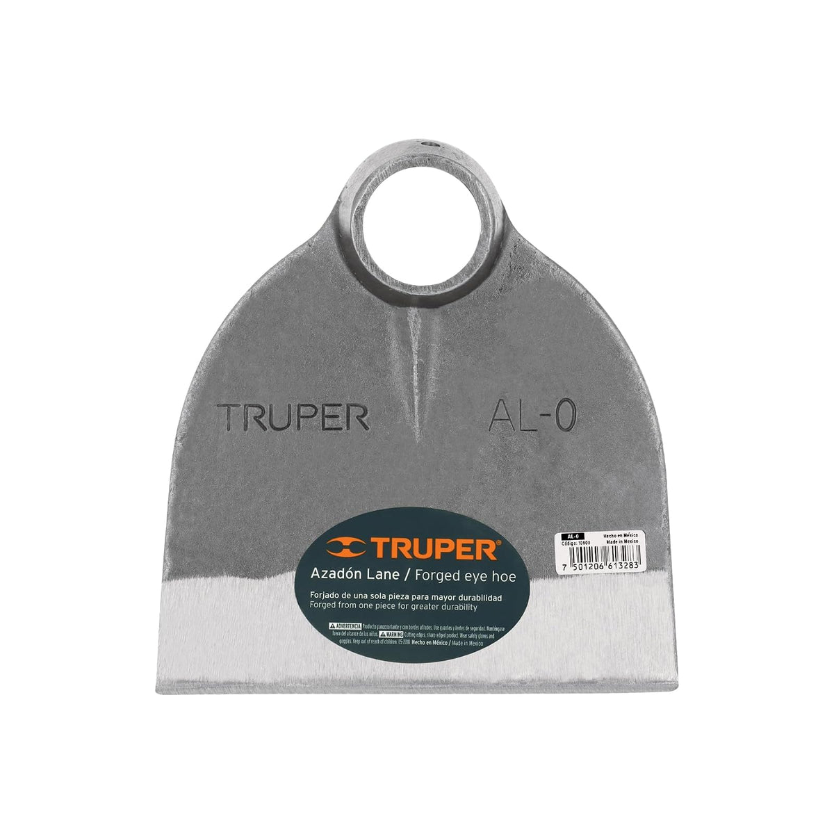 Truper AL-0, Azadón Lane en Acero, sin Mango, 1.6 Lb, No.0