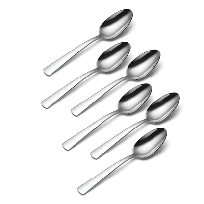 Oneida Aptitude Everyday Cucharas de cena de acero inoxidable 18/0, juego de 6, juego de cubiertos