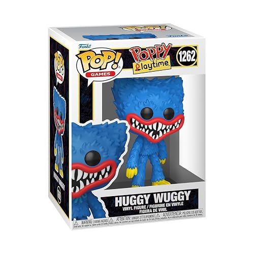 Funko Pop! Games: Poppy Playtime - Huggy Wuggy | Mercancía Oficial - Figura de Vinilo Coleccionable para Decoración - Regalo de Cumpleaños para Fans