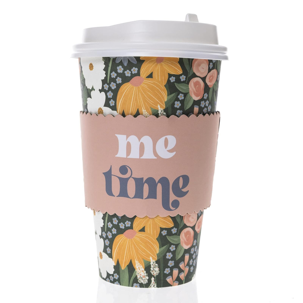 Graphique Paquete de 12 tazas de café desechables, 473 ml de capacidad, con tapas, perfectas para viajes, el hogar, fiestas y más