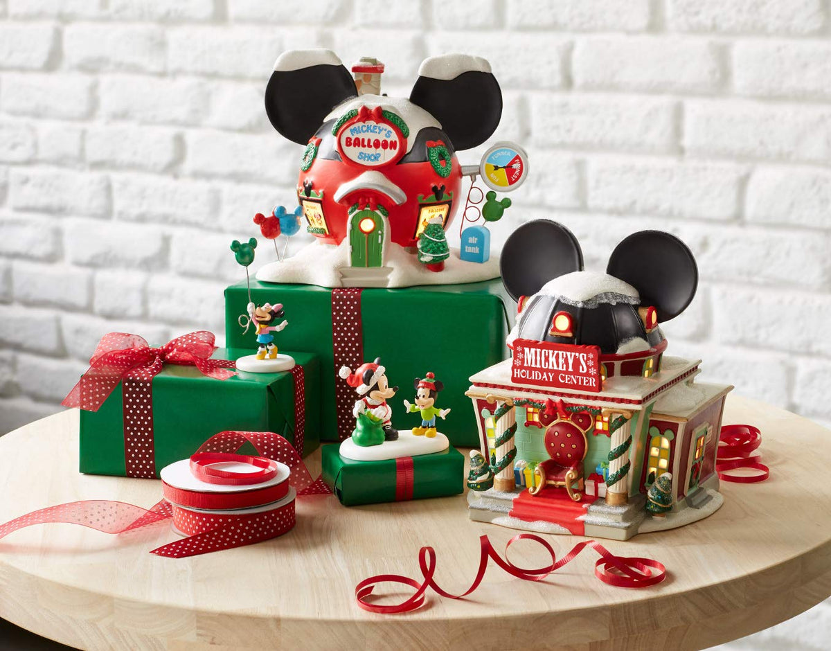 Department 56 Disney Village Accessories Figura de Cabeza de Mickey en Las Nubes, 6 Pulgadas, Multicolor