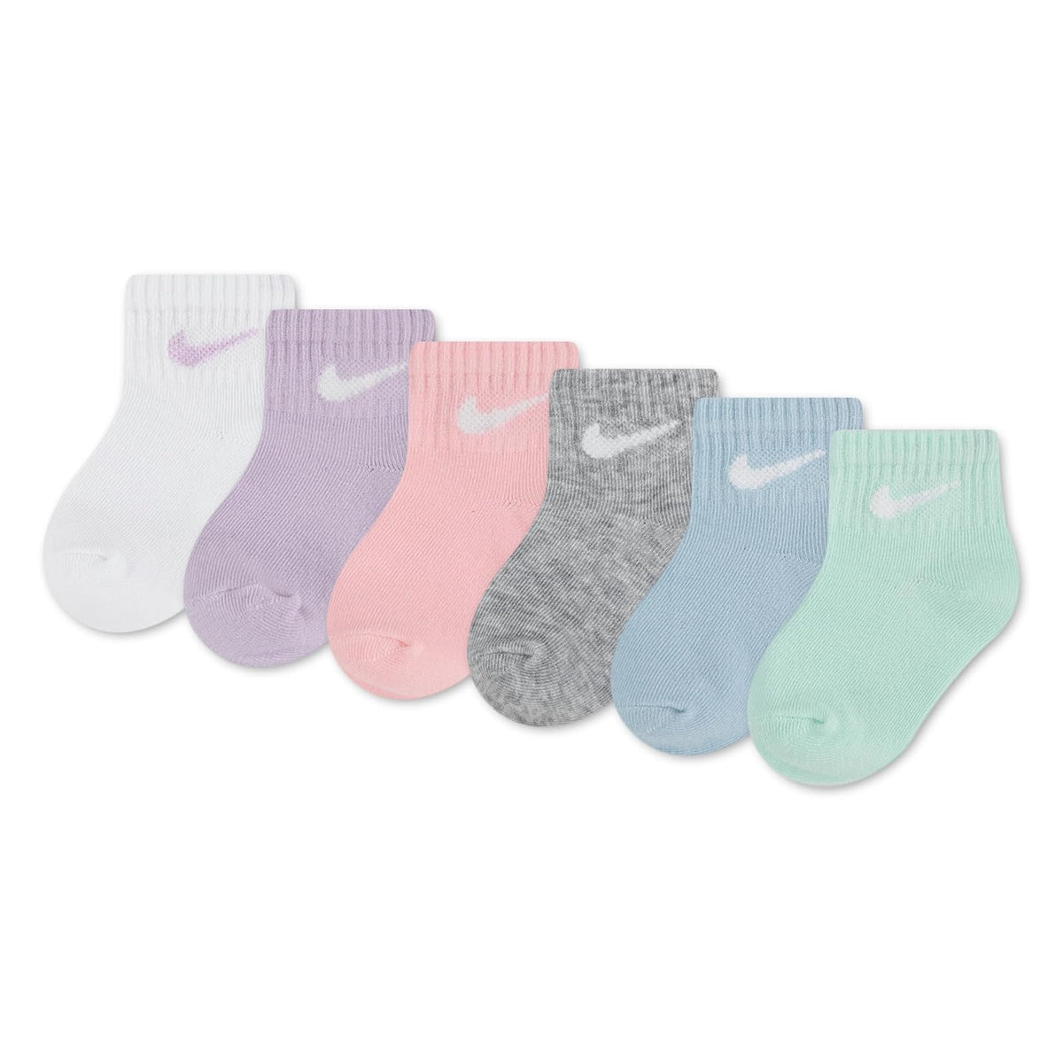Nike Paquete de 6 Calcetines para Bebé y Niño Pequeño - 6-12 Meses - Doll