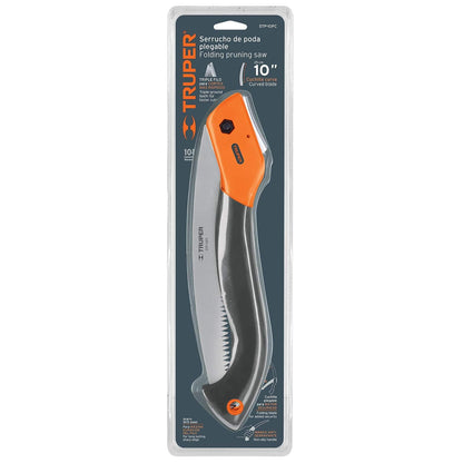 Truper STP-10PC, Sierra plegable de 10', hoja curvada