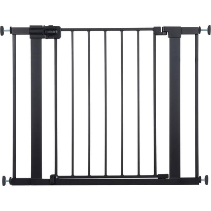 Safety 1st Puerta de Paseo Easy Install GA105CBLK | Negro, metal, 28 in alto, ajustable 29-38 in, 6-24 meses