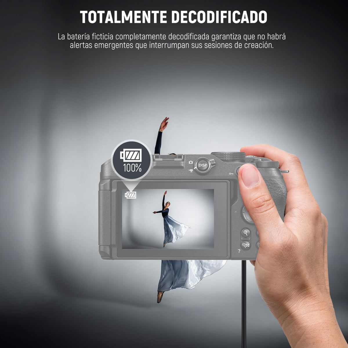 NEEWER Kit Acoplador Batería Ficticia Repuesto EN-EL25, Kit Cargador Cámara con Acoplador CC y Adaptador AC y Enchufe US, Adaptador de Alimentación CA Compatible con Cámaras Nikon Z50 Z FC Z30, EP-5G