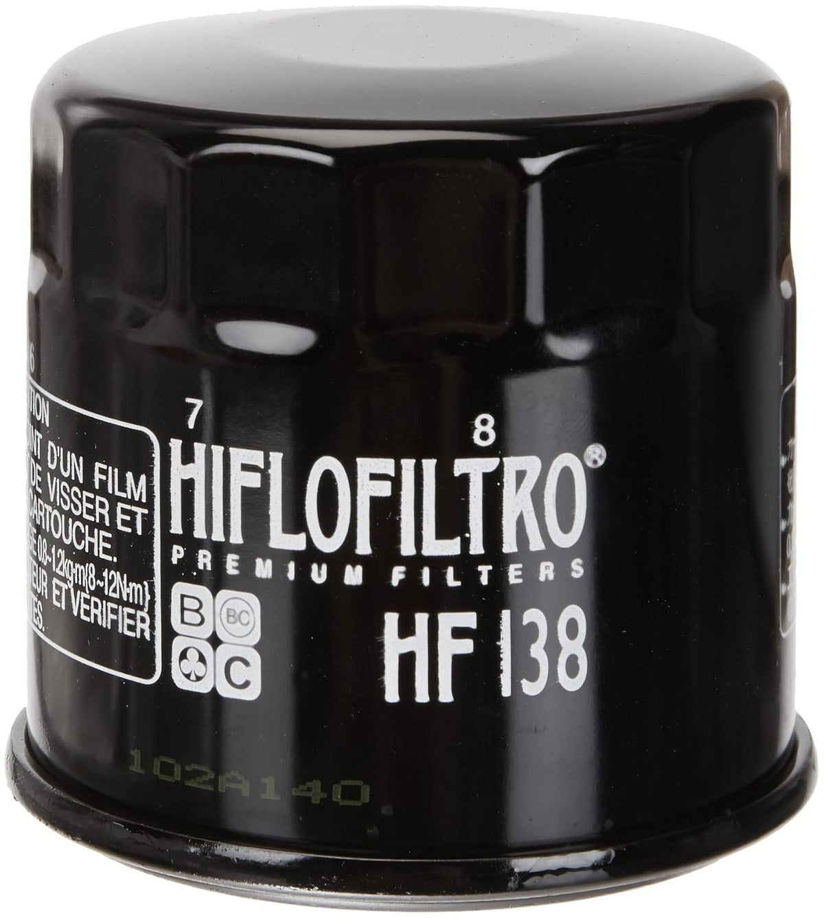 Hiflofiltro HF112 Filtro de Aceite Premium, Estándar, Negro, Único