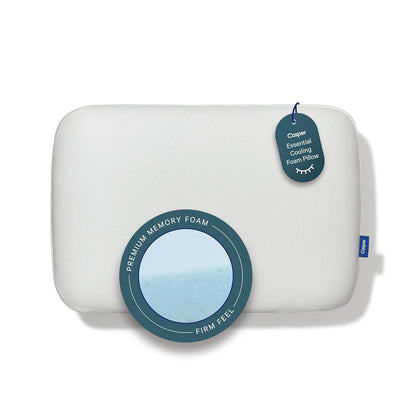 Casper Sleep Almohada de Espuma estándar – Espuma viscoelástica refrescante, Comodidad de Apoyo para Personas Que Duermen de Lado, Transpirable y Alivia la presión