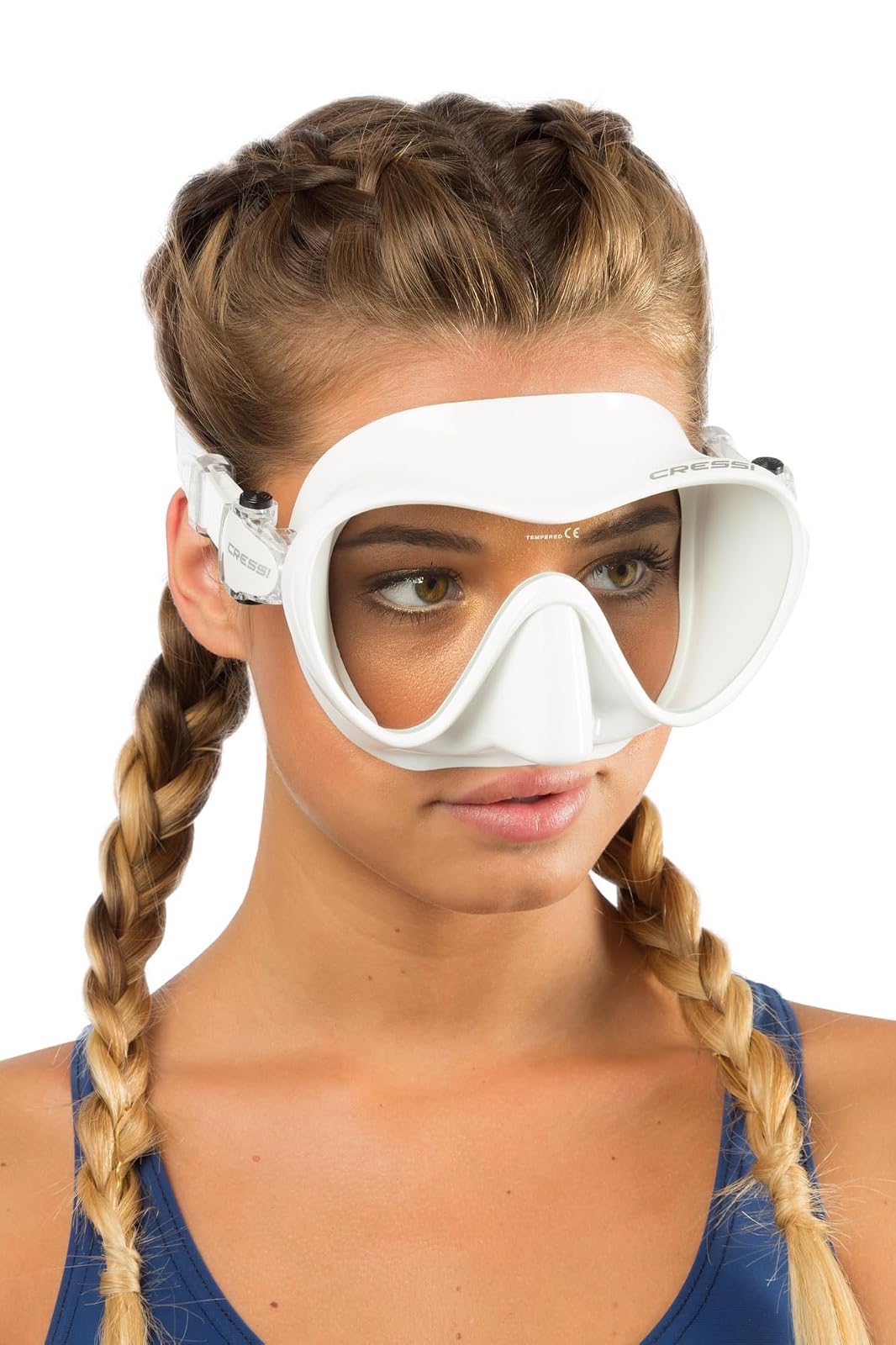 Cressi F1, Scuba Diving Snorkeling Frameless Mask - Perfect Seal Silicone Skirt - Cressi: Quality Since 1946