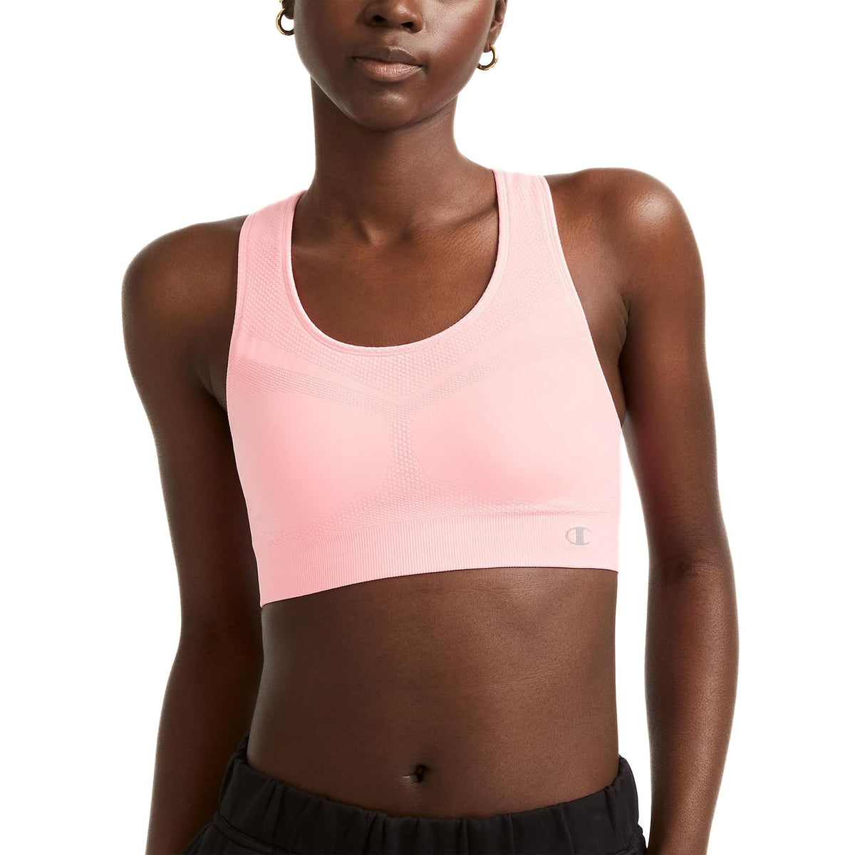 Champion Brasier Deportivo Infinity Racerback - Lazo rosado - CH