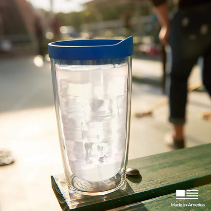 Tervis - Vaso individual con tapa, Ca Univ Irvine, Transparente, 473,18ml, 1