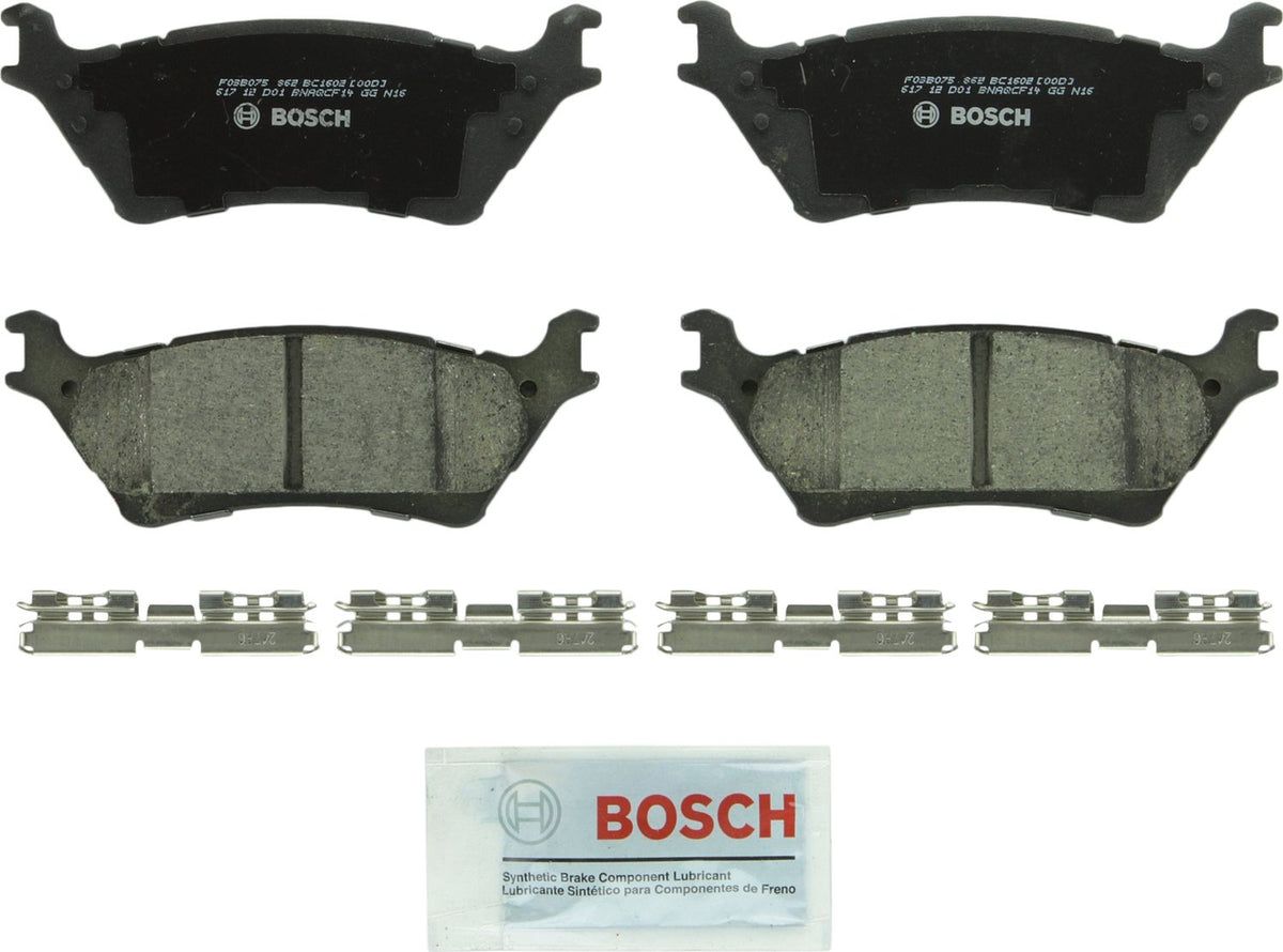 Bosch QuietCast Premium Pastillas de Freno Cerámicas - Posterior - 1602 - 1600-1699
