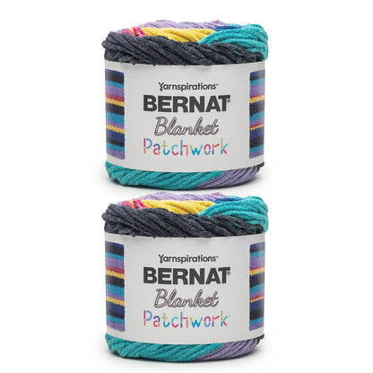 Bernat Blanket Patchwork Estambre de Chenille, 300 g - VIBE 90S