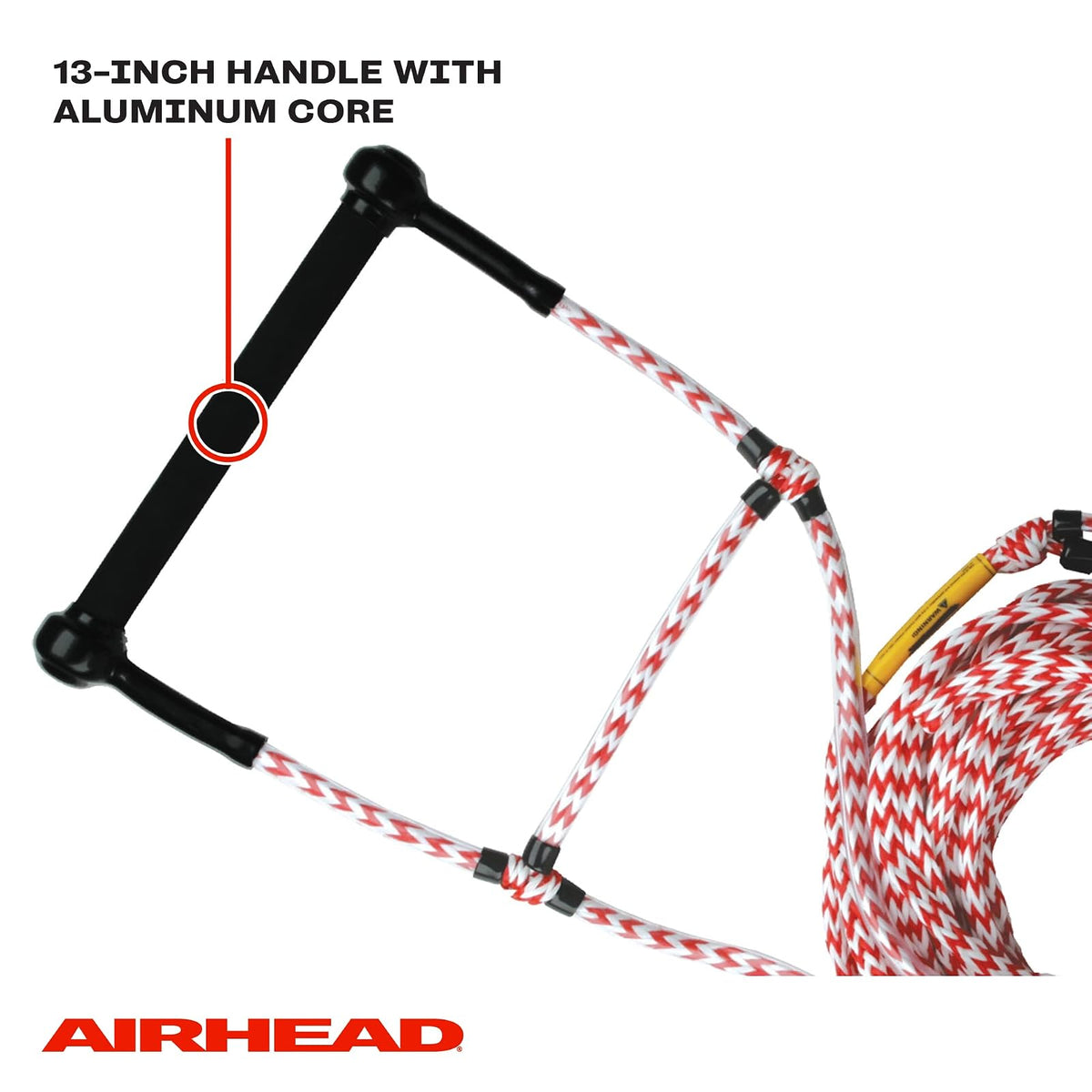 Airhead Ez Up Slalom Cuerda de Entrenamiento, Cuerda de esquí acuático para Aprendizaje, 1 sección, 75 pies