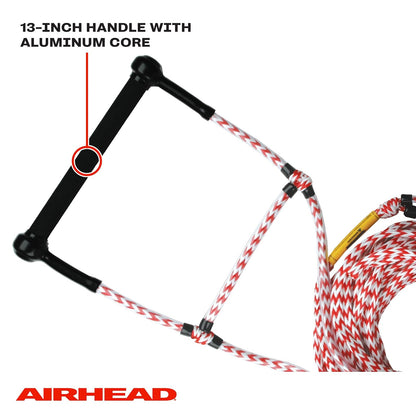 Airhead Ez Up Slalom Cuerda de Entrenamiento, Cuerda de esquí acuático para Aprendizaje, 1 sección, 75 pies