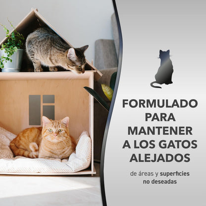 Nature's Miracle Repelente gatos, los aleja de áreas no deseadas 236ml