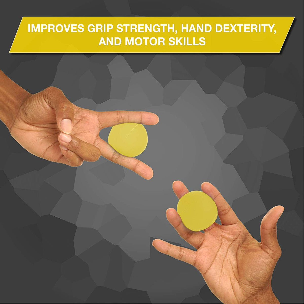 TheraBand - ejercitador de mano, pelota antiestrés para la mano, para fortalecer la muñeca, los dedos y el antebrazo y para terapia. Pelota para apretar para aumentar la flexibilidad de la mano y aliviar el dolor de las articulaciones