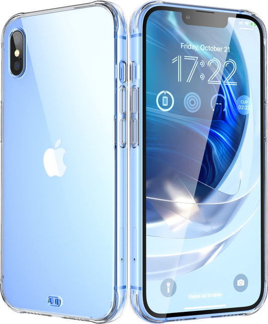 ORIbox Case Compatible con iPhone XR, Vidrio Translúcido Mate con Bordes Suaves, Ligero
