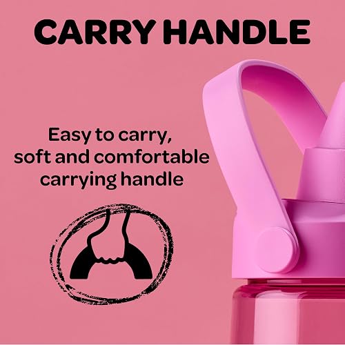 CamelBak Crayola Chug Tritan Renew Botella de agua de flamenco rosa, 25 onzas