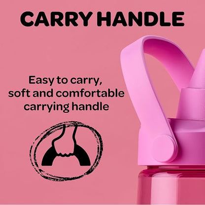 CamelBak Crayola Chug Tritan Renew Botella de agua de flamenco rosa, 25 onzas
