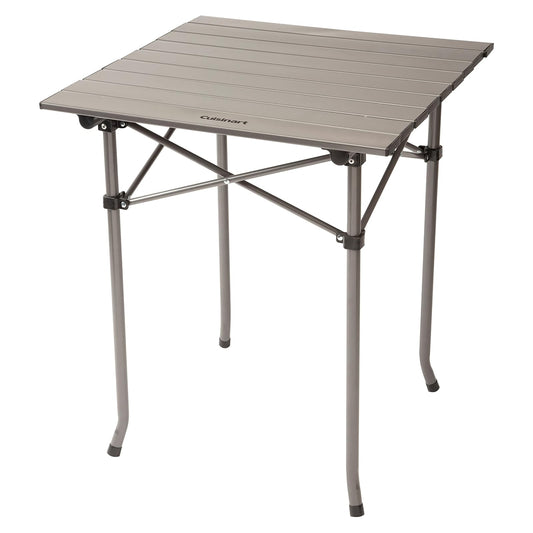 Cuisinart Mesa Plegable Exterior 51 cm Portátil Camping | Mesa fácil de transportar y de montar,Superficie de 20 x 20 tiene el tamaño perfecto para parrillas y calentadores portátiles