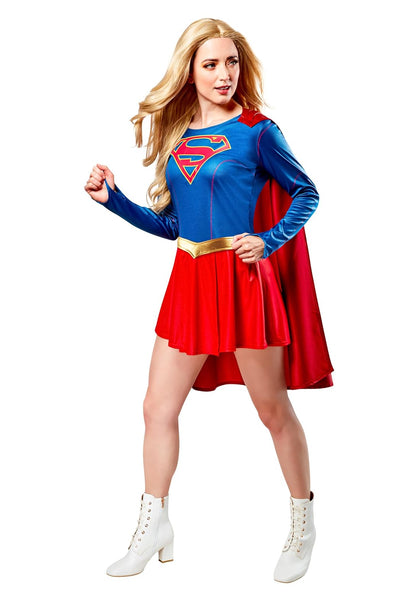 Rubie'S Vestido de Disfraz de Supergirl para Programa de televisión Disfraces de tamaño adultoMujer