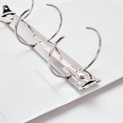 Avery Economy View 05741 - Carpeta de 3 anillos, anillos redondos de 3 pulgadas, 1 carpeta blanca