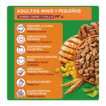 Dog Chow Purina Adulto Raza Mini y Pequeña Sabor Carne y Pollo 7.5Kg