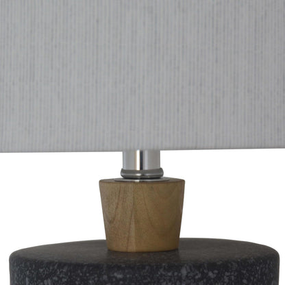 Luzerna CM-0306 Lámpara De Buro Parma, Color Negro Marmol, 1 Unidad
