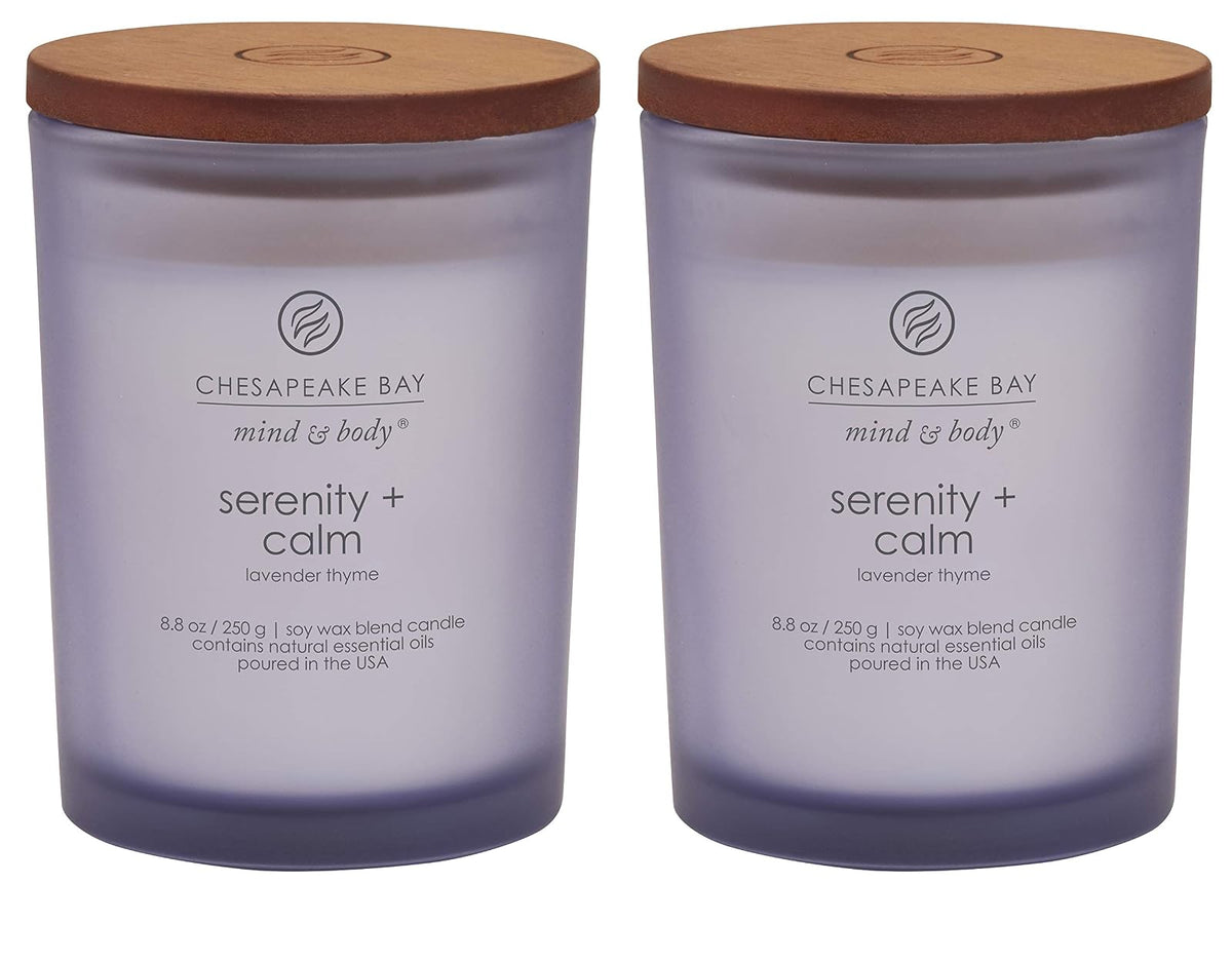 Chesapeake Bay Candle Vela Aromática en Jarra - SRENTY - CALM - Medium Jar