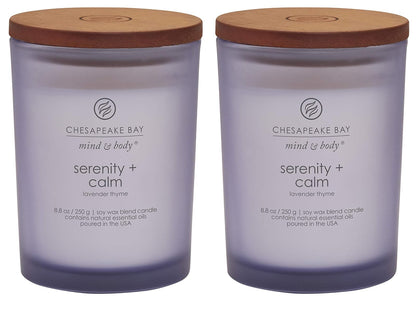 Chesapeake Bay Candle Vela Aromática en Jarra - SRENTY - CALM - Medium Jar
