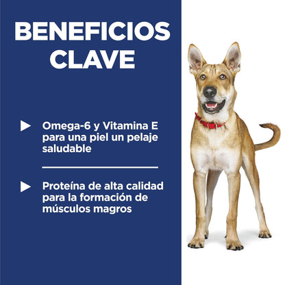 Hill's Science Diet Croquetas para Perro Adulto Sabor Cordero 15Kg | Croquetas Hill's para perro, cordero real, digestión saludable, sistema inmunológico fuerte, omega-6 y vitamina E
