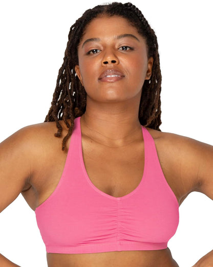 Fruit of The Loom Women's Shirred Front Racerback