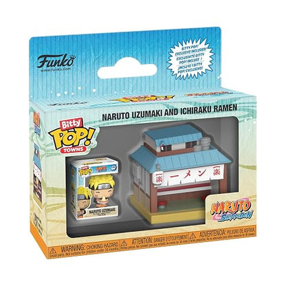 Funko Bitty Pop! Town: Naruto Shippuden - Ichiraku Ramen | Mercancía Oficial - Juguete Coleccionable - Idea de Regalo de Cumpleaños para Fans y Coleccionistas
