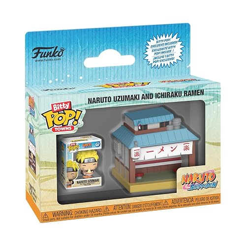 Funko Bitty Pop! Town: Naruto Shippuden - Ichiraku Ramen | Mercancía Oficial - Juguete Coleccionable - Idea de Regalo de Cumpleaños para Fans y Coleccionistas