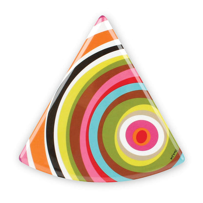 French Bull - Juego de 6 platos surtidos de melamina, vajilla de melamina, para servir, fiesta, plato, plato (platos de postre de 8 pulgadas, surtidos)