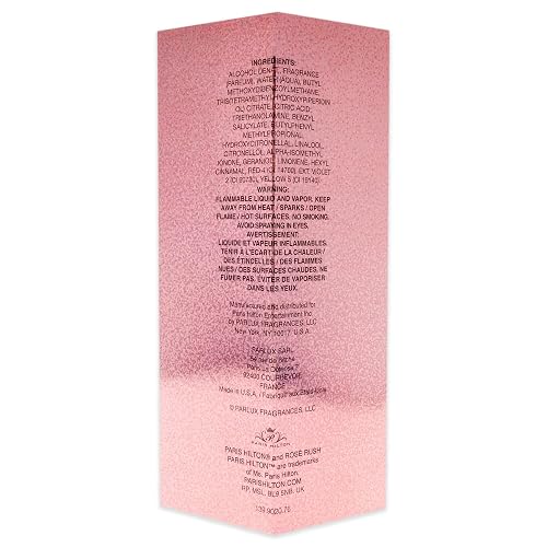 Paris Hilton Rose Rush for Women Spray, 3.4 Fl Oz, Pack of 1