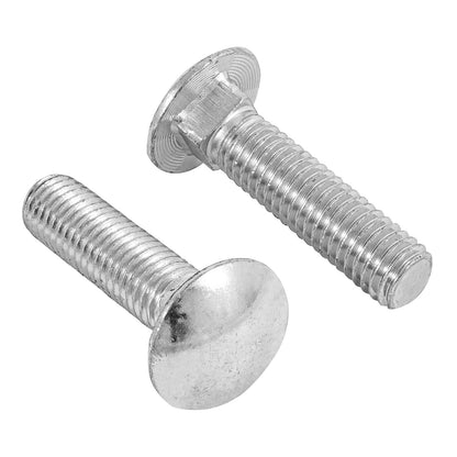 Fiero Tornillo de Carruaje Acabado Galvanizado Bolsa con 60 Piezas - 1 - 2"X 2"
