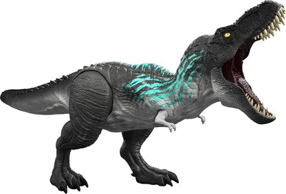 Mattel Jurassic World Feature T-Rex Dino | T-Rex JNL64 - Figura con músculos y uñas en la cola, mordida y costillas