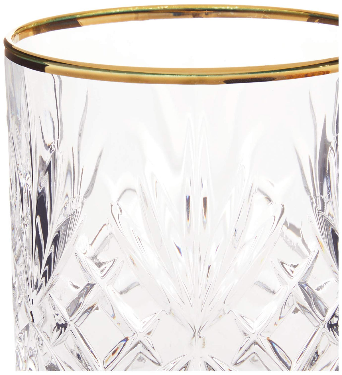 Lorren Home Trends Siena Collection Copa de cristal para vino , Double Old Fashion, 1