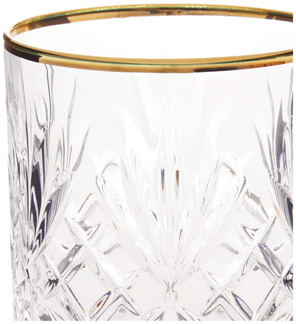 Lorren Home Trends Siena Collection Copa de cristal para vino , Double Old Fashion, 1