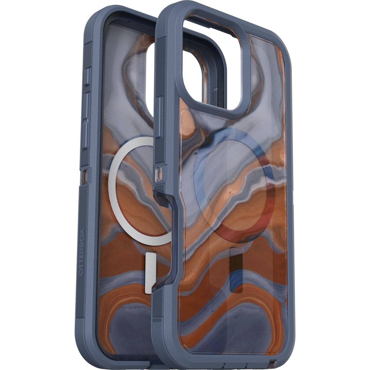 OtterBox - Carcasa Transparente para iPhone 16 Pro MAX Defender Series XT, mármol de Alto Desierto