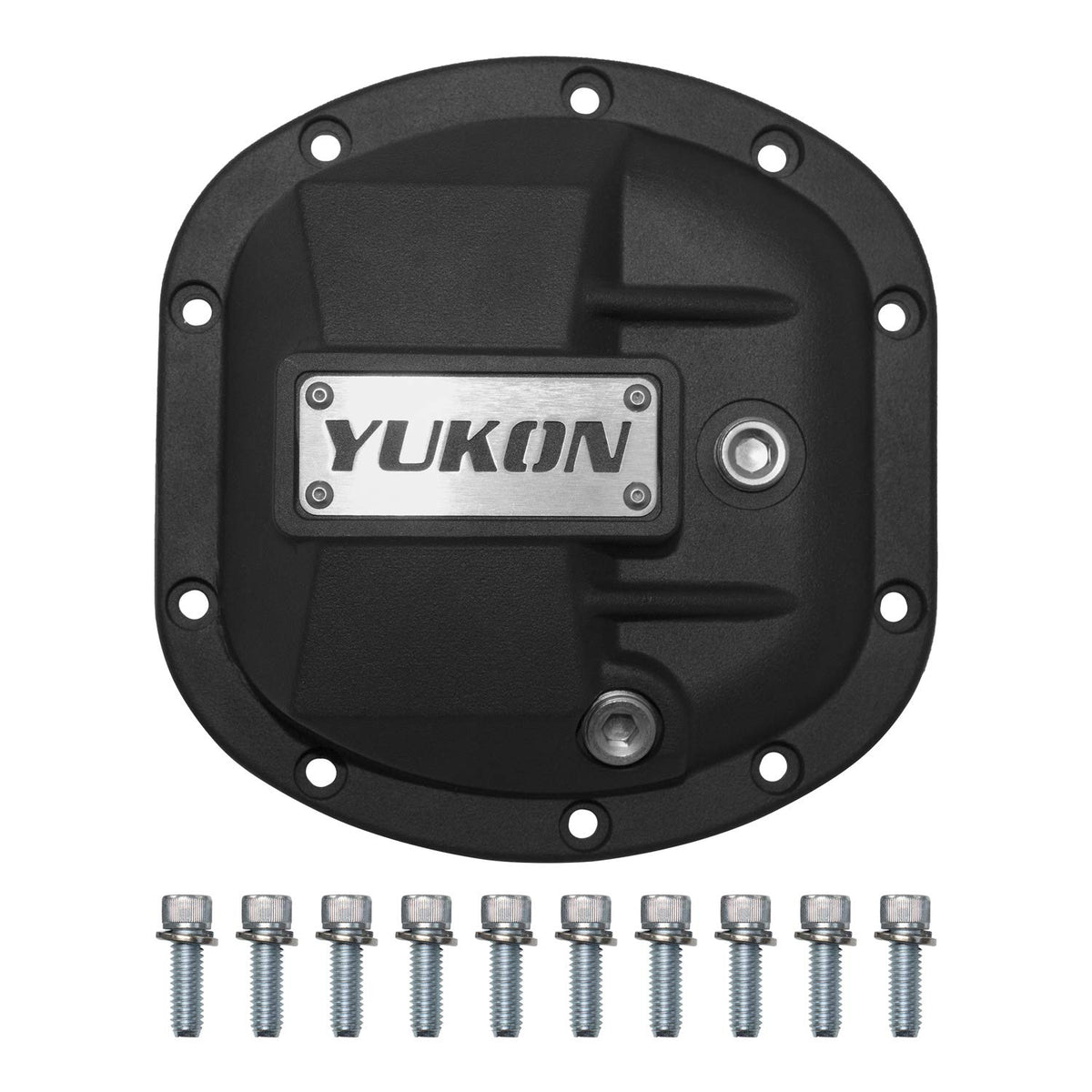 Yukon Gear & Axle YHCC-D30 Hardcore Cubierta Diferencial Hierro Nodular Negro para Dana 30