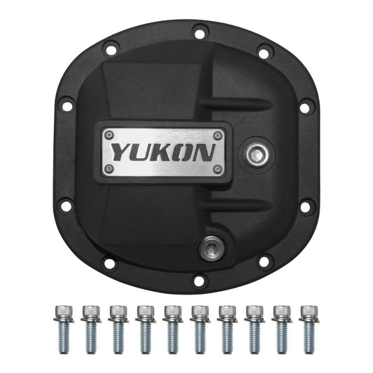 Yukon Gear & Axle YHCC-D30 Hardcore Cubierta Diferencial Hierro Nodular Negro para Dana 30