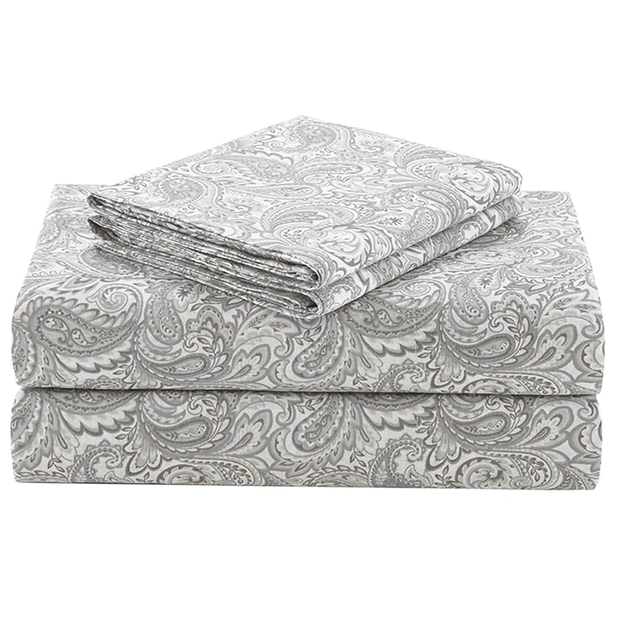 Comfort Spaces - Sábanas de algodón 100% tamaño Queen, Transpirables, naturalmente Frescas, sábanas de algodón Suave con Bolsillo elástico de 14 Pulgadas, se Adapta a colchones de hasta 16 Pulgadas,
