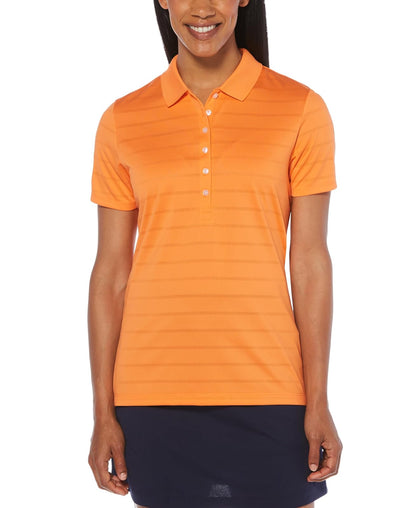 Callaway Opti-Dri polo de golf de manga corta para mujer - XL - Carrot