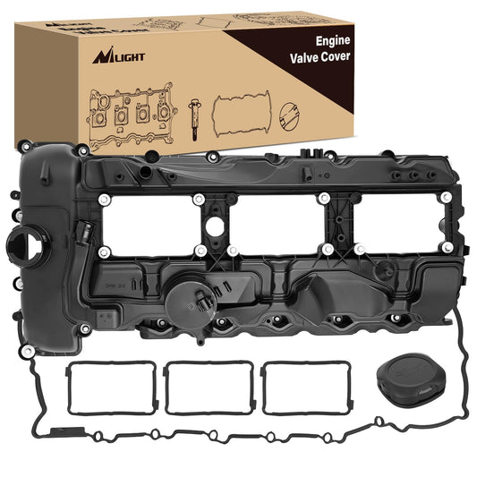 Nilight N55 - Juego de juntas de tapa de válvula para BMW 135i 335i 435i 535i 640i 740i 2011 2012 2013 2014 2015 2016 2017 2018 2019, para ActiveHybrid 2012-2019 16, XXXXX1 X3 X4 X5 X6 2011-2019, 3.0L